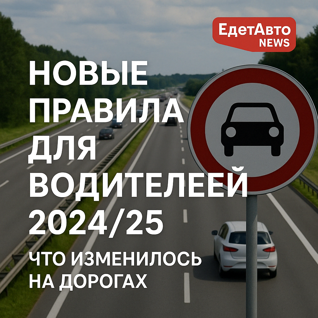 Автомобилисты, запомните! Новые правила и штрафы на дорогах в 2024-2025