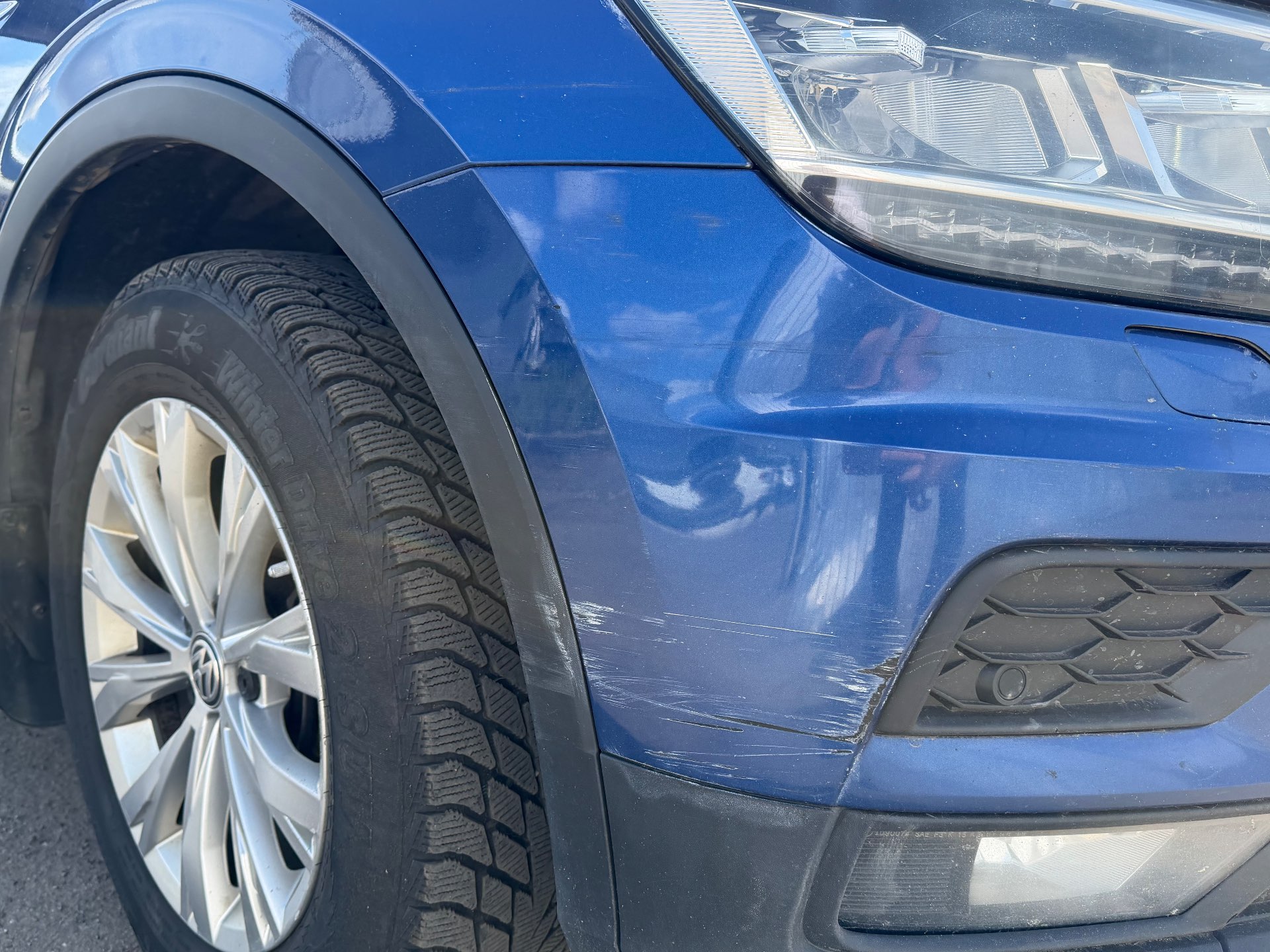 Volkswagen Tiguan, 2018 — Повреждения