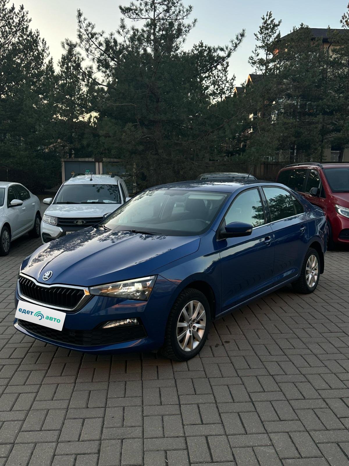 Skoda Rapid 3 поколение (  2 Рестайлинг) 2021 — обложка