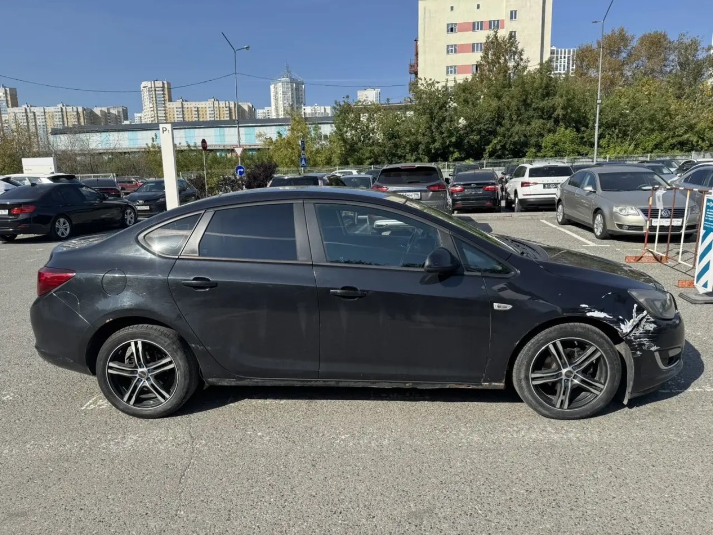 Opel Astra, 2013 — Повреждения