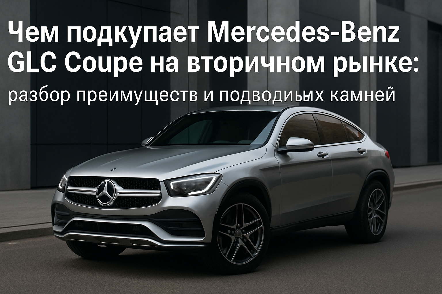 Чем подкупает Mercedes-Benz GLC Coupe на вторичном рынке: разбор преимуществ и подводных камней