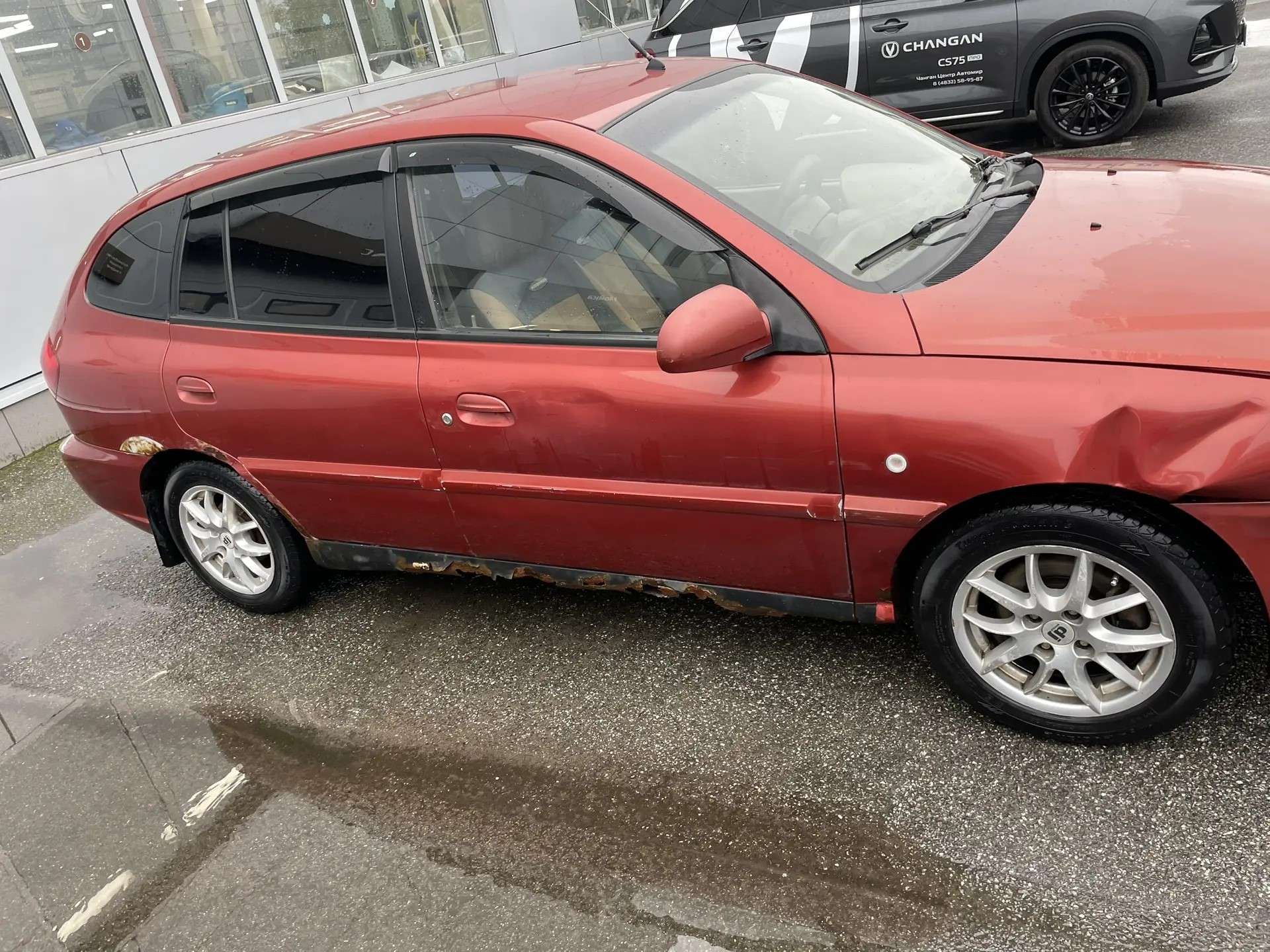 Kia Rio, 2004 — Снаружи