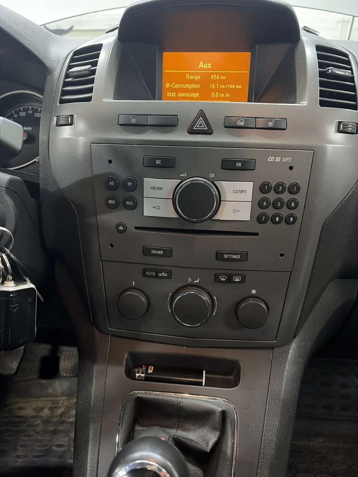 Opel Zafira, 2007 — Салон