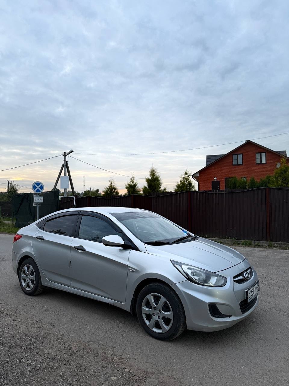 Hyundai Solaris, 2012 — Снаружи
