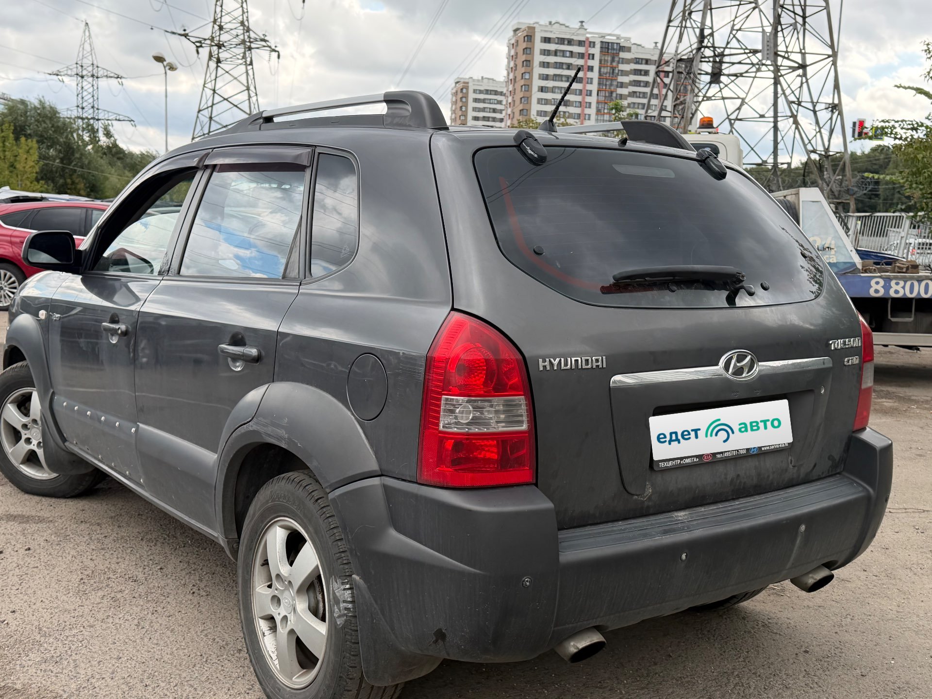 Hyundai ТUСSОN GLS АТ, 2007 — Снаружи