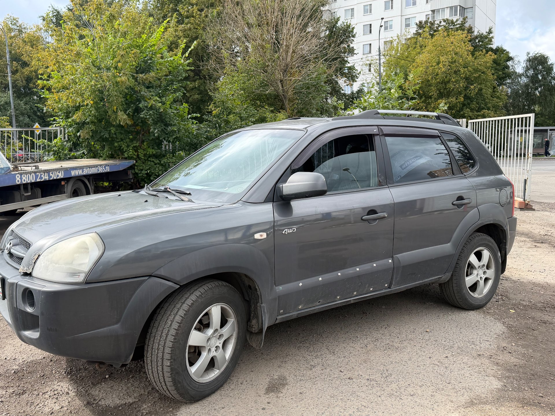 Hyundai ТUСSОN GLS АТ, 2007 — Снаружи